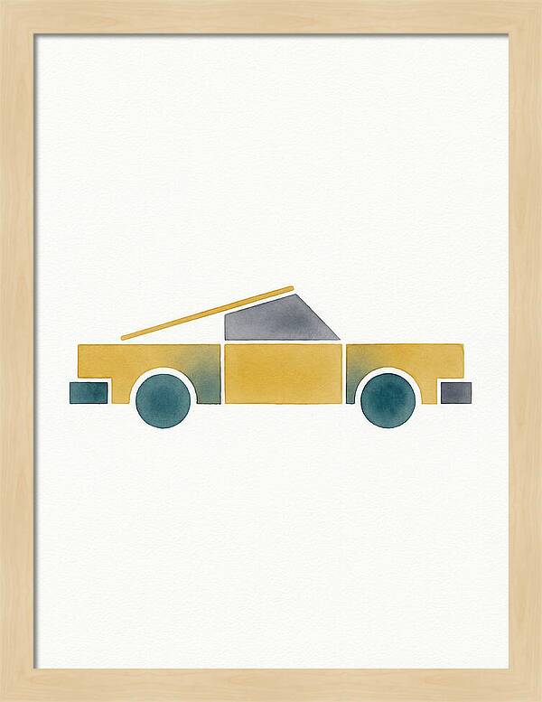 Retro Car Silhouette