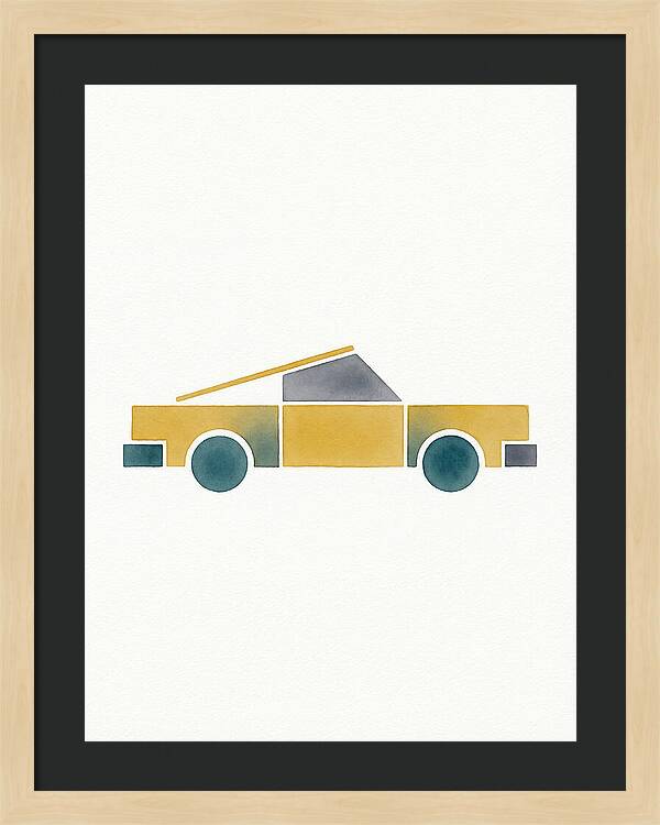 Retro Car Silhouette