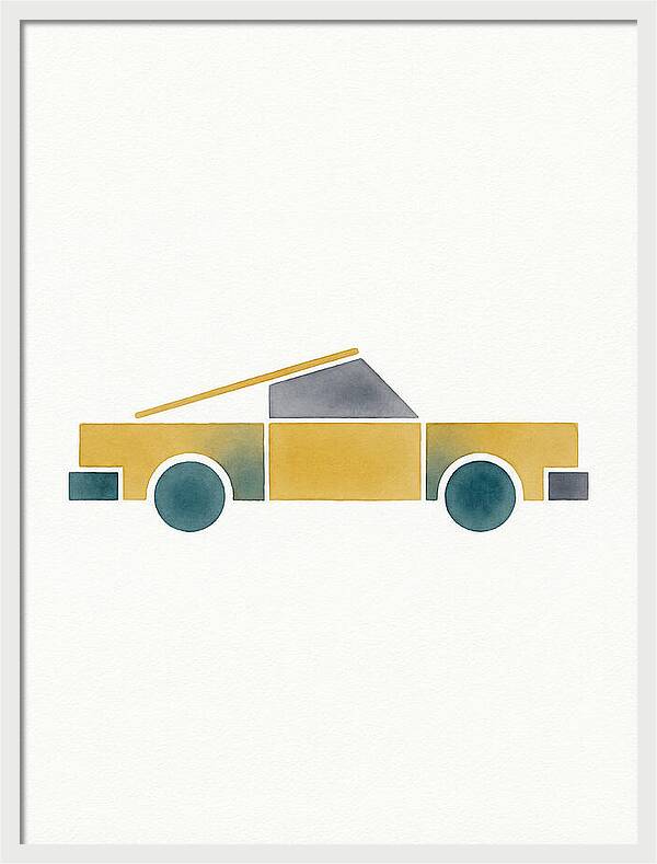 Retro Car Silhouette