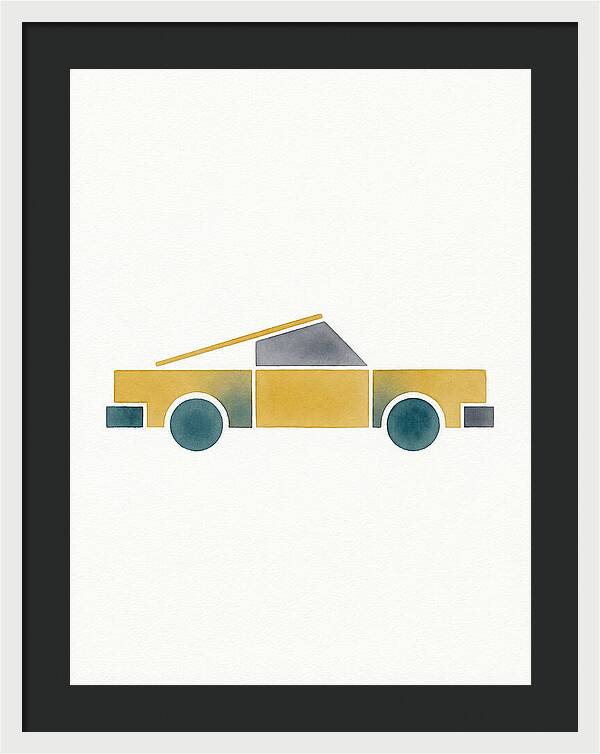 Retro Car Silhouette