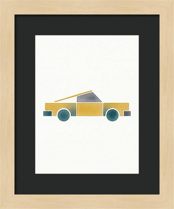 Retro Car Silhouette