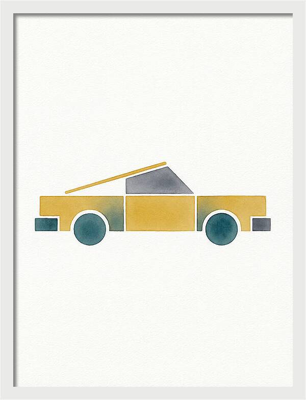 Retro Car Silhouette