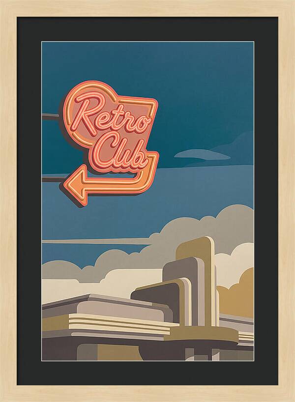 Retro Club Neon Sign