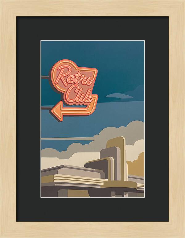 Retro Club Neon Sign