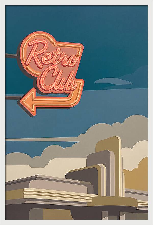 Retro Club Neon Sign