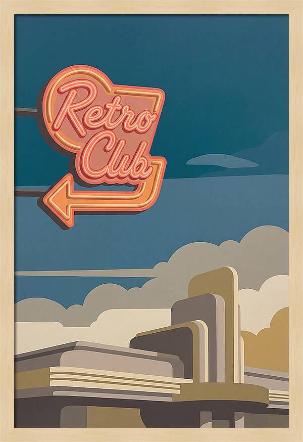 Retro Club Neon Sign