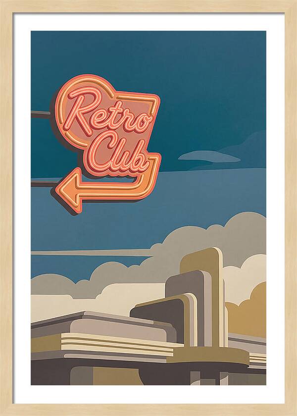 Retro Club Neon Sign