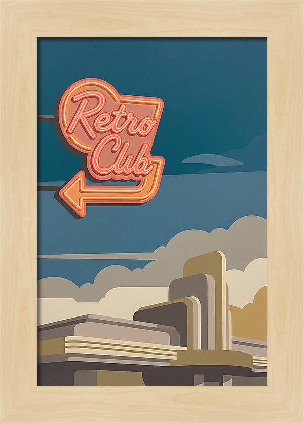 Retro Club Neon Sign