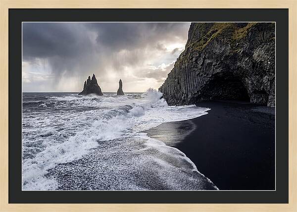 Reynisfjara Black Sand Beach Serenity