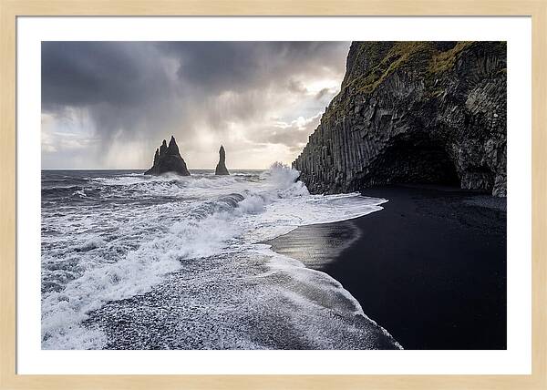 Reynisfjara Black Sand Beach Serenity