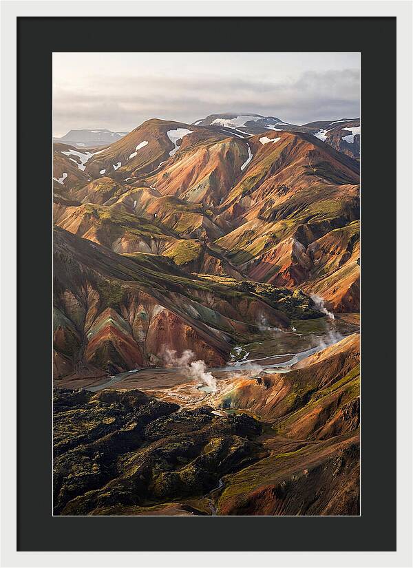 Rhyolite Mountains Of Landmannalaugar