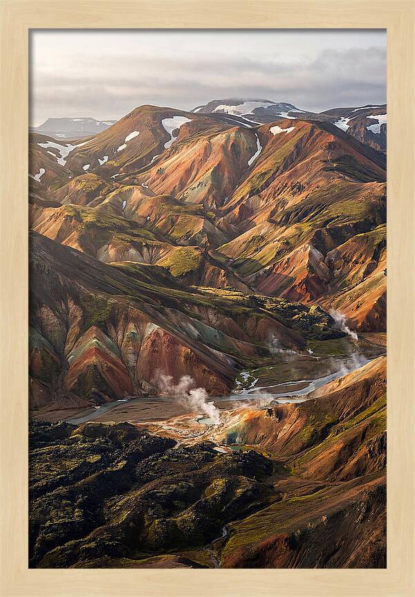 Rhyolite Mountains Of Landmannalaugar