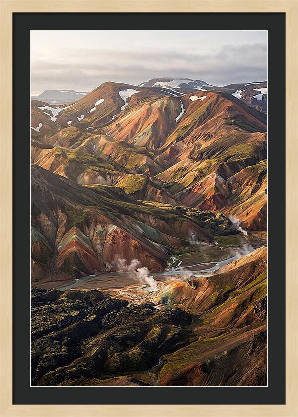 Rhyolite Mountains Of Landmannalaugar