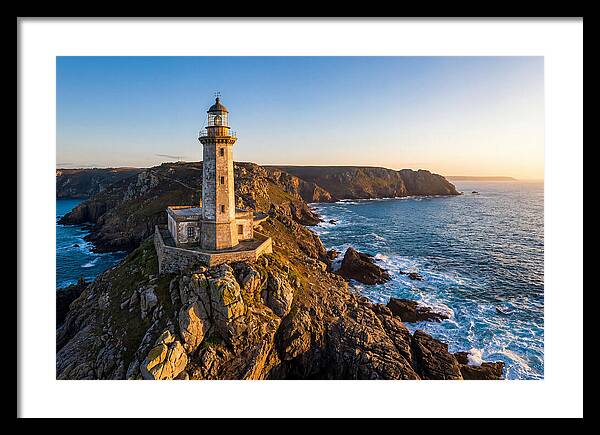 Ri Point Judith Lighthouse At Sunset