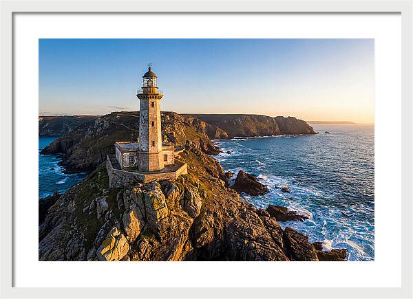 Ri Point Judith Lighthouse At Sunset