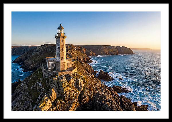 Ri Point Judith Lighthouse At Sunset
