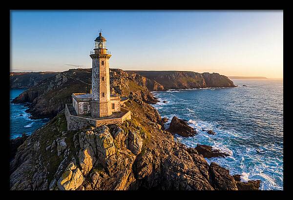 Ri Point Judith Lighthouse At Sunset