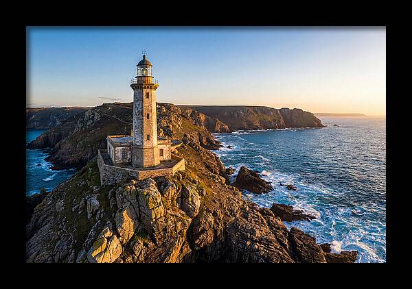 Ri Point Judith Lighthouse At Sunset