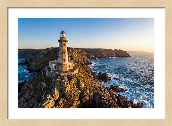 Ri Point Judith Lighthouse At Sunset