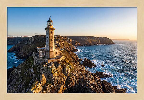 Ri Point Judith Lighthouse At Sunset