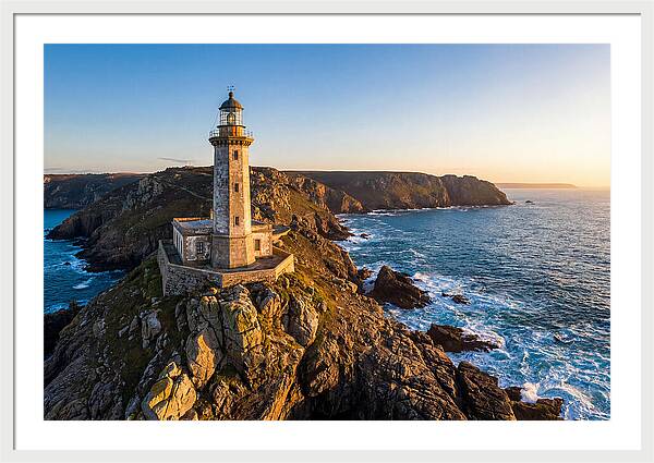 Ri Point Judith Lighthouse At Sunset