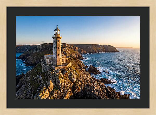Ri Point Judith Lighthouse At Sunset