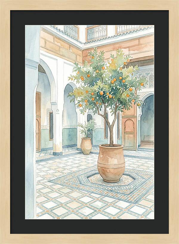 Riad Courtyard Serenity