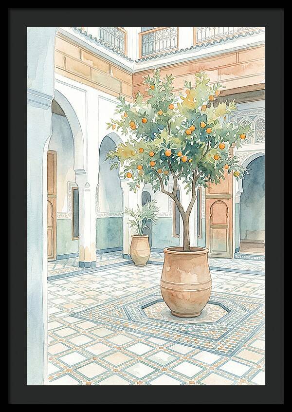 Riad Courtyard Serenity