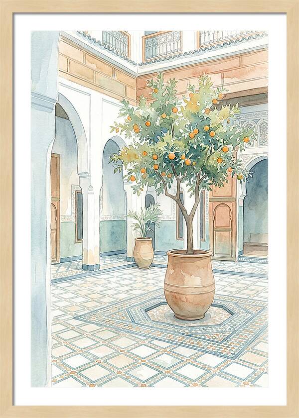 Riad Courtyard Serenity
