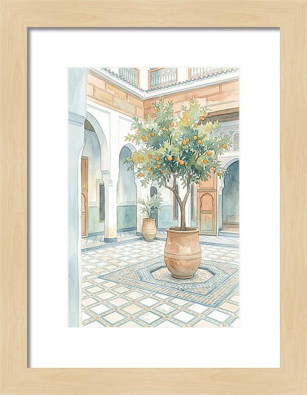 Riad Courtyard Serenity