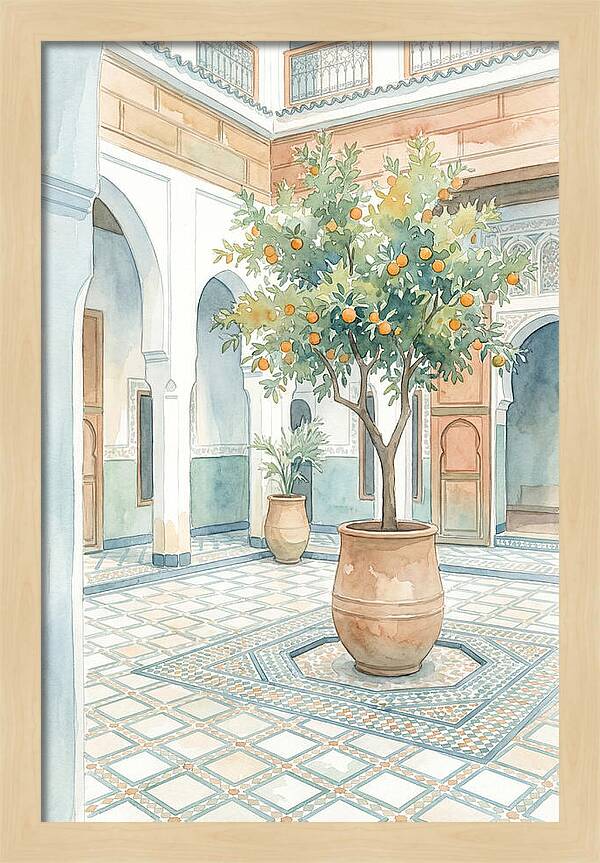 Riad Courtyard Serenity