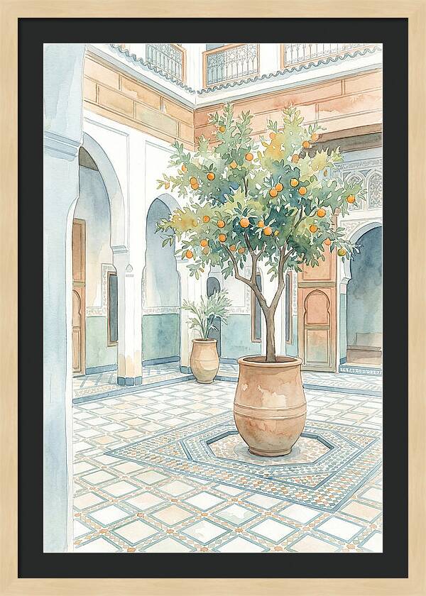 Riad Courtyard Serenity
