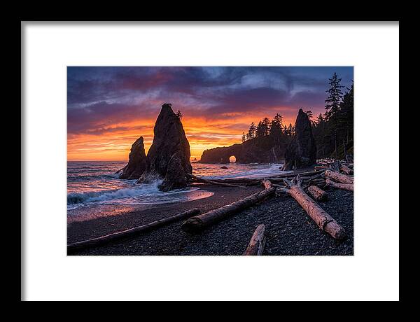 Rialto Beach Sunset Serenity