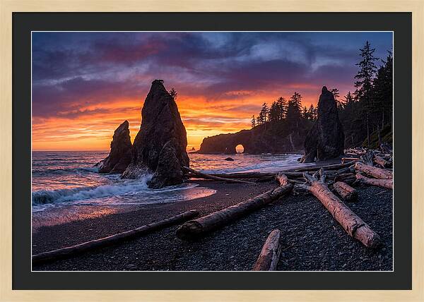 Rialto Beach Sunset Serenity