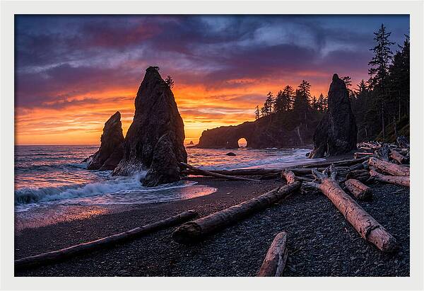 Rialto Beach Sunset Serenity