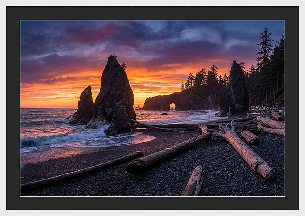 Rialto Beach Sunset Serenity