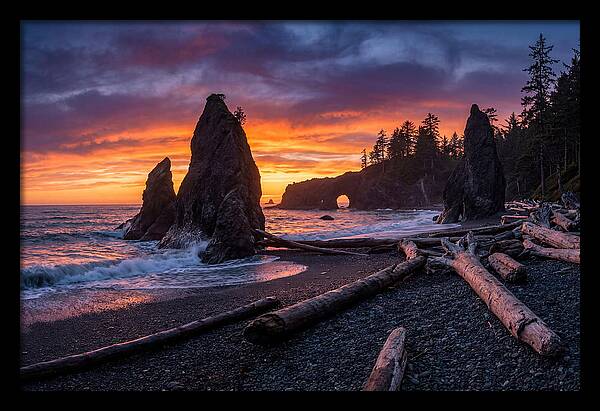 Rialto Beach Sunset Serenity