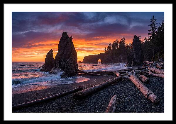 Rialto Beach Sunset Serenity