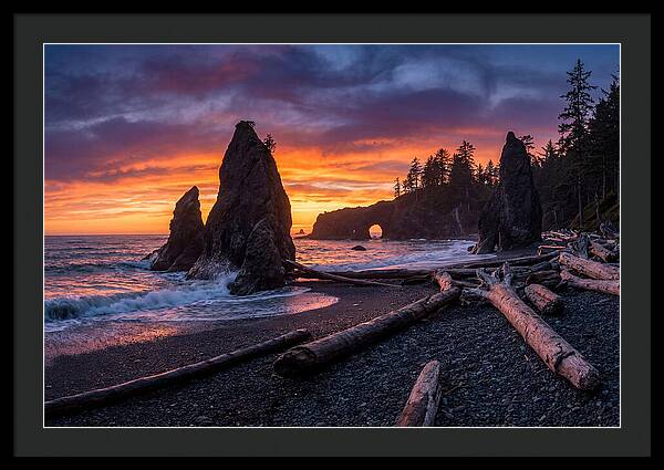 Rialto Beach Sunset Serenity