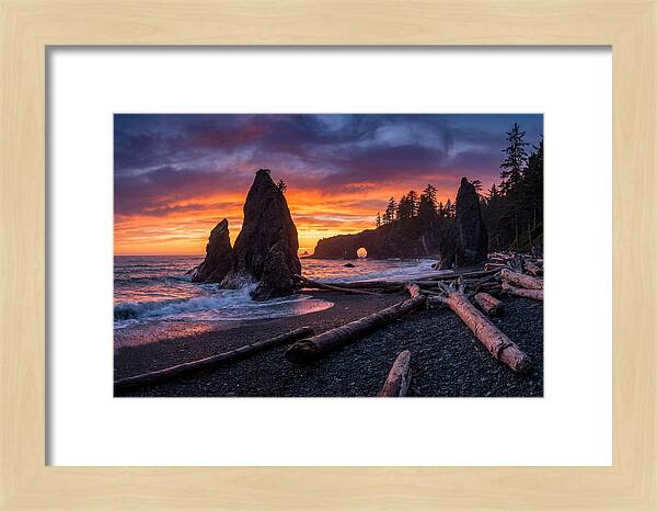 Rialto Beach Sunset Serenity