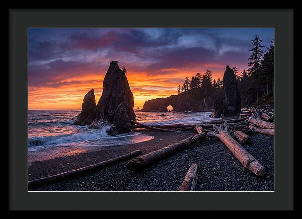 Rialto Beach Sunset Serenity