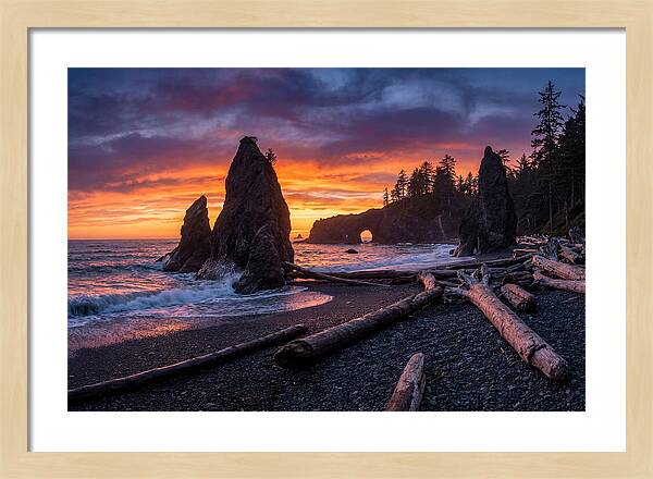 Rialto Beach Sunset Serenity