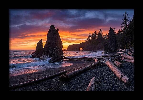 Rialto Beach Sunset Serenity