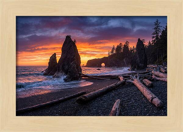 Rialto Beach Sunset Serenity