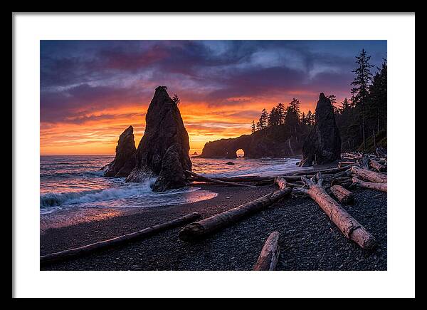 Rialto Beach Sunset Serenity
