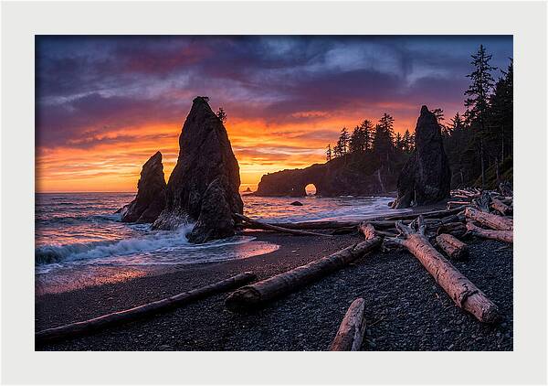 Rialto Beach Sunset Serenity