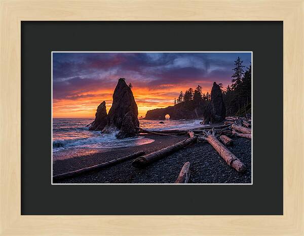 Rialto Beach Sunset Serenity
