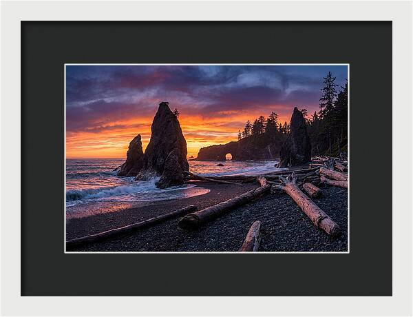 Rialto Beach Sunset Serenity