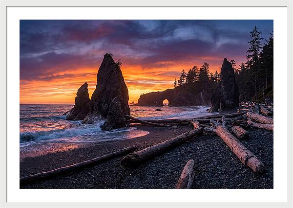 Rialto Beach Sunset Serenity