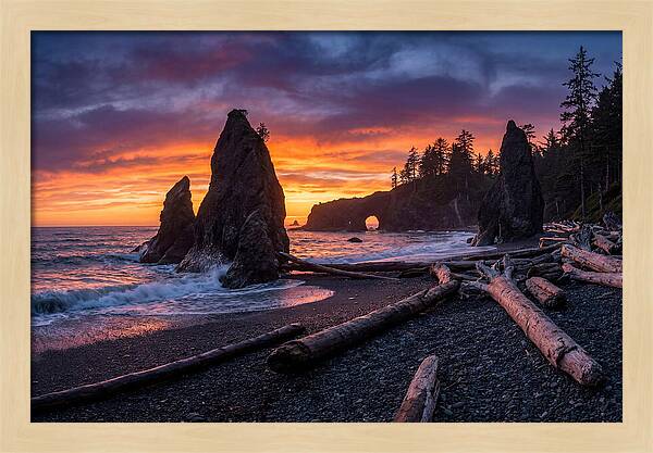 Rialto Beach Sunset Serenity